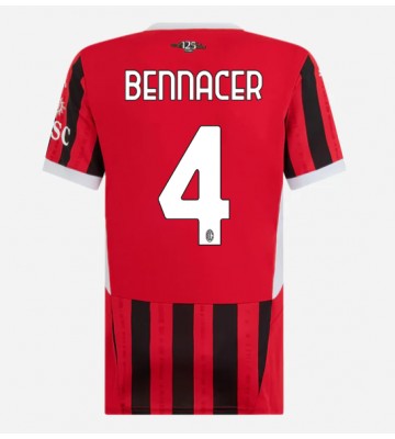 AC Milan Ismael Bennacer #4 Primera Equipación Mujer 2024-25 Manga Corta